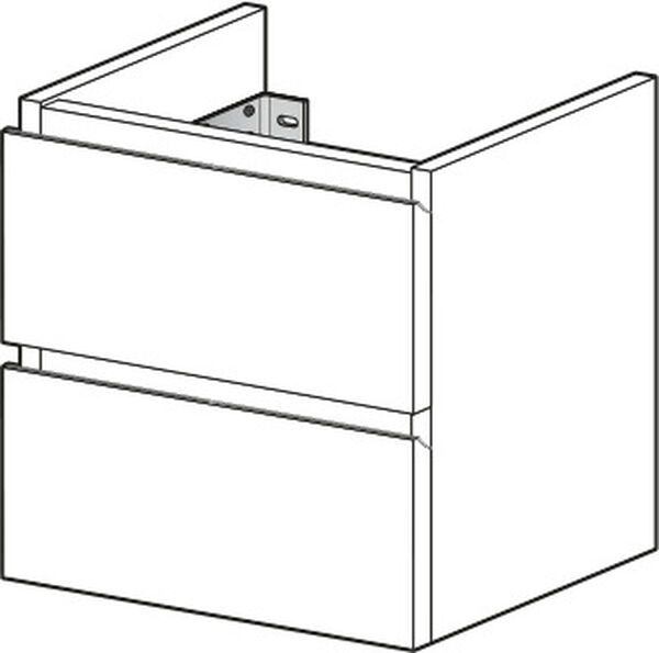 Meuble sous-lavabo Alterna cubito 3 Blanc premium image number 0