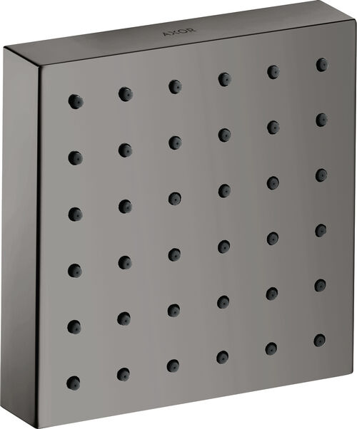 Module de douche-set de montage final Axor Starck Polished black chrom