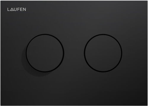 Placca di comando Laufen Ineo Groove nero opaco