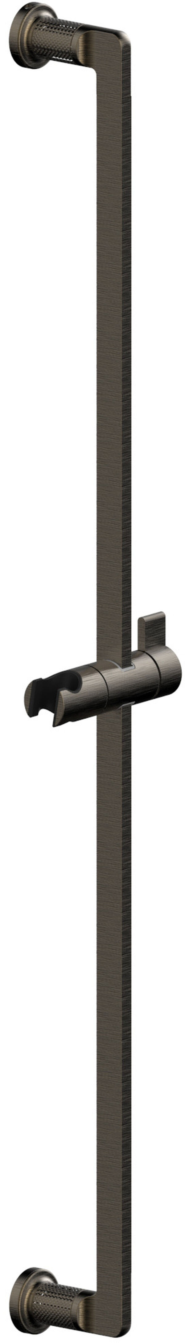 Asta per doccia Gessi Inciso, lunghezza 80 cm, supporto snodabile, leva d'arresto, rosette rotonde image number 0
