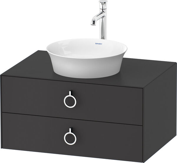 Meuble sous-lavabo Duravit White Tulip Graphite mat image number 0