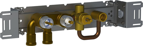 Einbaukörper Vola ¾” 5400NV für Bade- und Duschenmischer Thermostat, mit 1 Abgang oben Abstand Brausehalter 78 mm image number 0