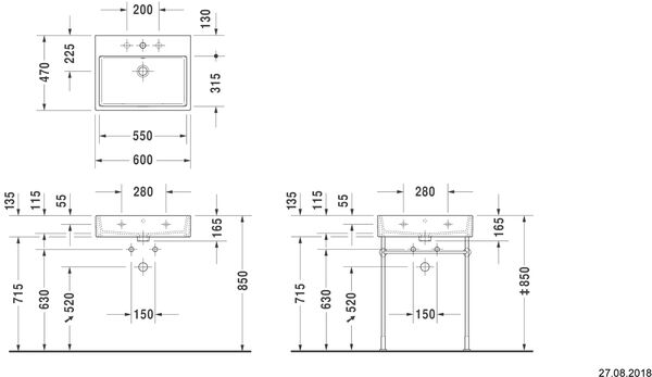 Waschtisch Duravit Vero Air weiss image number 1