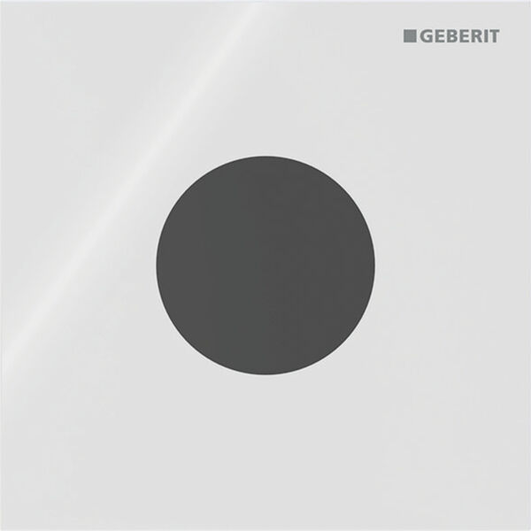 Commande urinoir Geberit HyTronic IR Typ40 round Blanc Verre image number 0