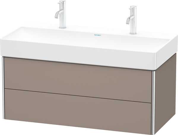 Meuble sous-lavabo Duravit XSquare Basalte mat image number 0