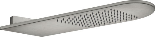 Pomme de douche avec effet pluie Gessi 316, ½" Steel brushed flessa