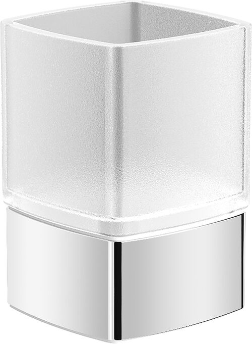 Porte-verre Alterna quadra chromé