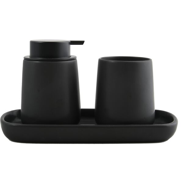 Tasse à dents Spirella Maonie noir mat image number 2