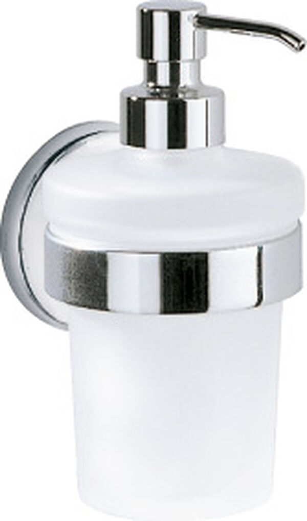 Disributore di sapone Export, recipiente in vetro satinato image number 0