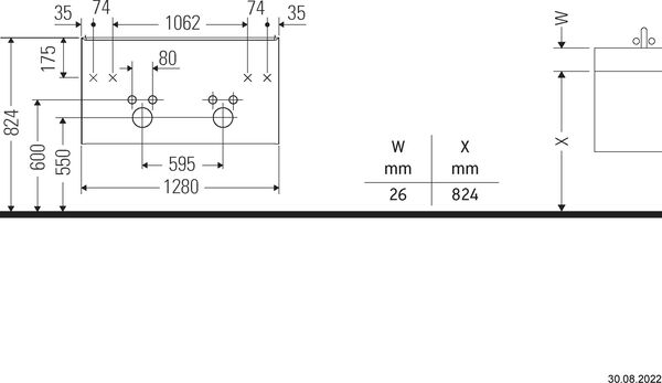 Meuble sous-lavabo Duravit D-Neo blanc mat image number 1