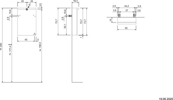 Spiegelschrank Alterna format LED weiss image number 1