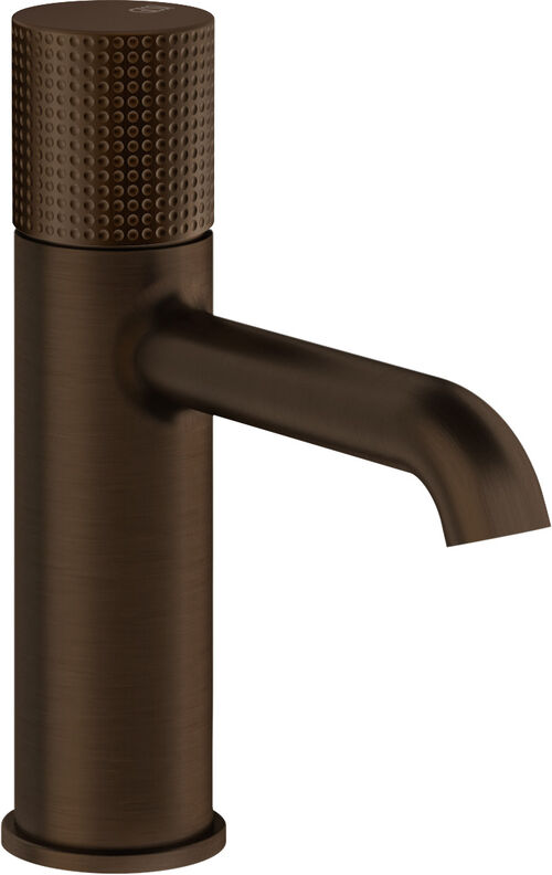 Einlochmischer Gessi Habito Warm bronze PVD intreccio