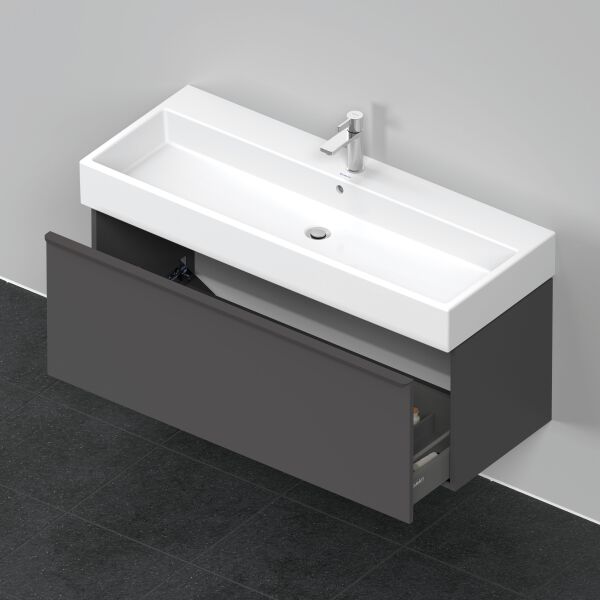 Armadio sottolavabo Duravit D-Neo grafite opaco image number 3