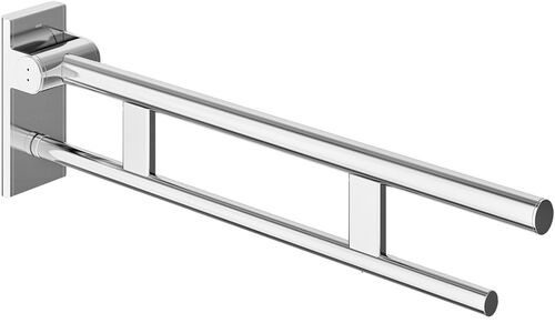 Barre d`appui relevable mobile Hewi 900 Duo Acier inoxydable brillant