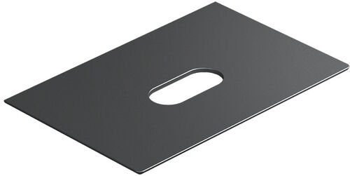 Abstellfläche Catalano Ceramic Top 75 x 50 cm Schwarz matt Cleaneffekt