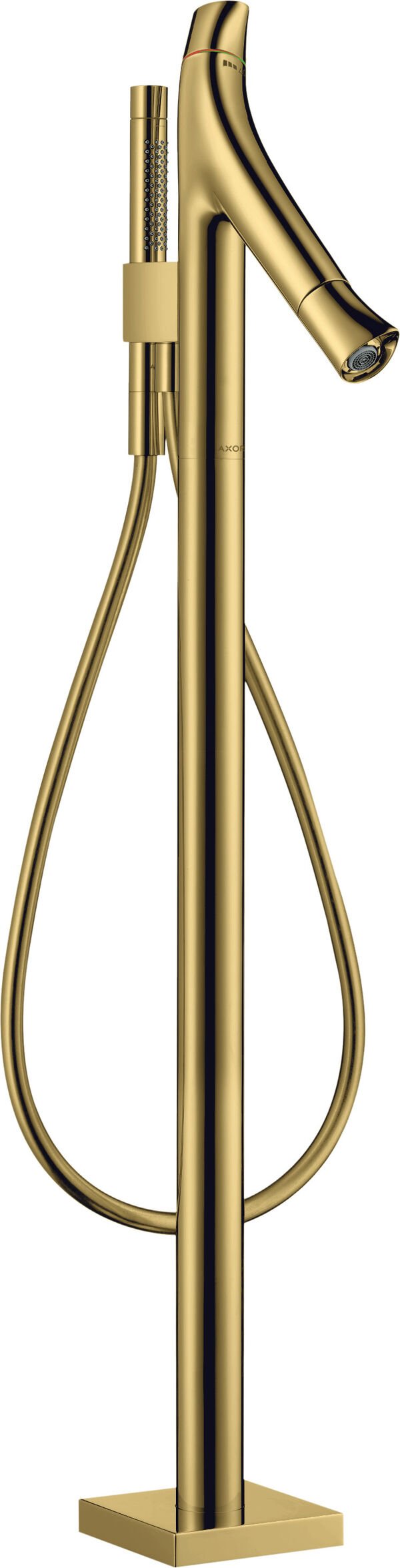 Bademischer Axor Starck Organic, Thermostat, Standmodell, A 175 mm, Höhe 89,5 - 97,5 cm, Abstell- image number 0