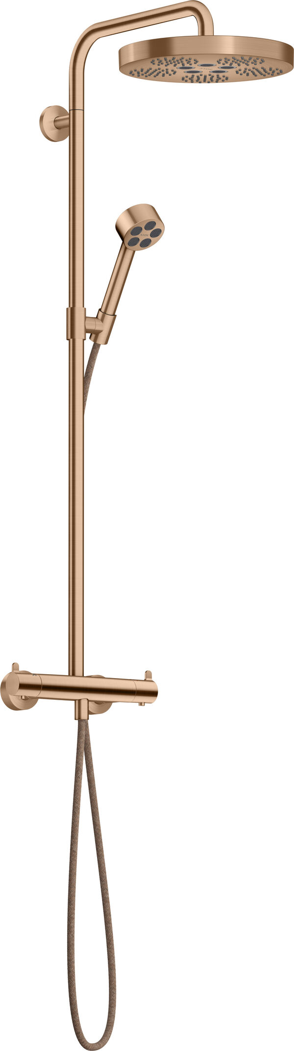 Showerpipe Axor One Brushed red gold image number 0