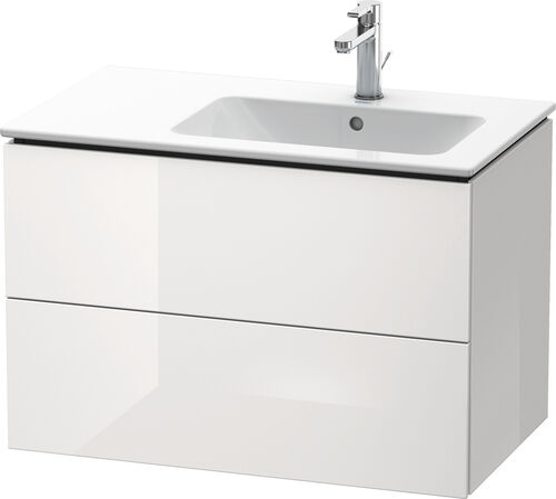 Meuble sous-lavabo Duravit L-Cube Blanc brillant