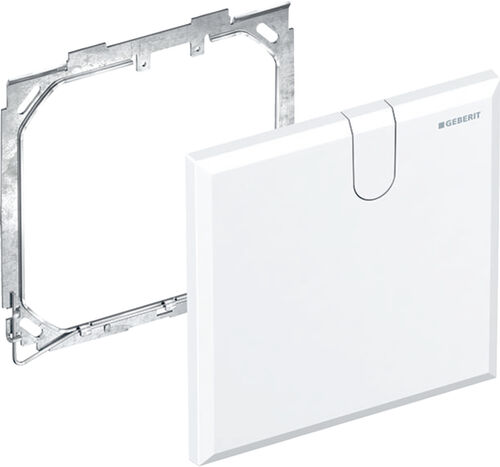 Plaque de recouvrement Geberit blanc