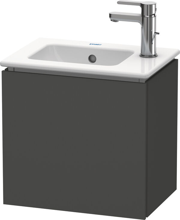 Meuble sous-lavabo L-Cube Graphite mat image number 0