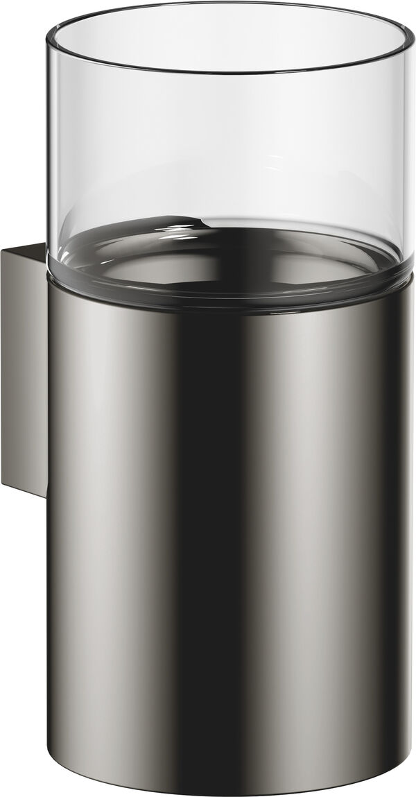 Portabicchiere Dornbracht Meta, bicchiere in cristallo trasparente image number 0