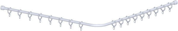Duschenvorhangstange Nosag Cavere weiss image number 0