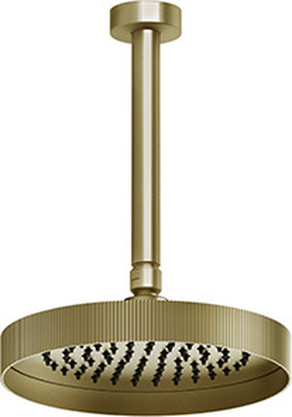 Regenbrause Gessi Ingranaggio &frac12;" Brushed brass image number 0