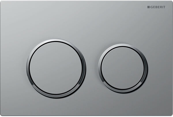 Plaque de d&eacute;clenchement Geberit Omega20 round Chrom&eacute; mat image number 0