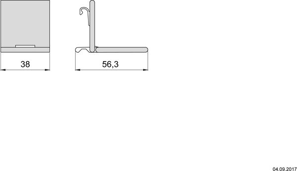 Siège rabattable Nosag Ineoline Plus anthracite image number 1