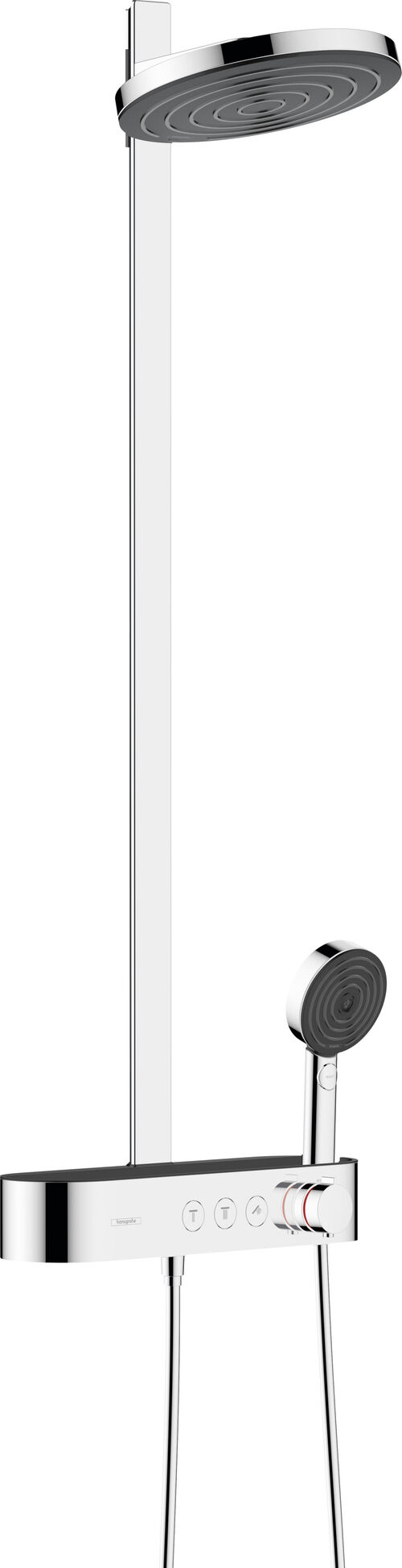 Showerpipe Hansgrohe Pulsify, &frac12;" Verchromt