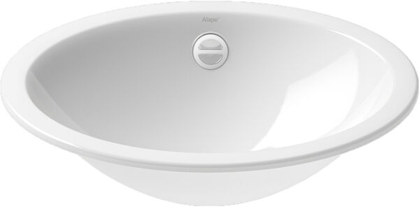 Lavabo d'appoggio o d'incasso Alape, EB.O425, 42,5 x 32,5 cm, in acciaio, guarnizione di image number 0