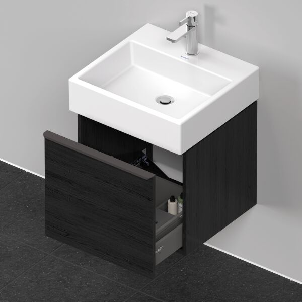Armadio sottolavabo Duravit D-Neo rovere nero image number 3