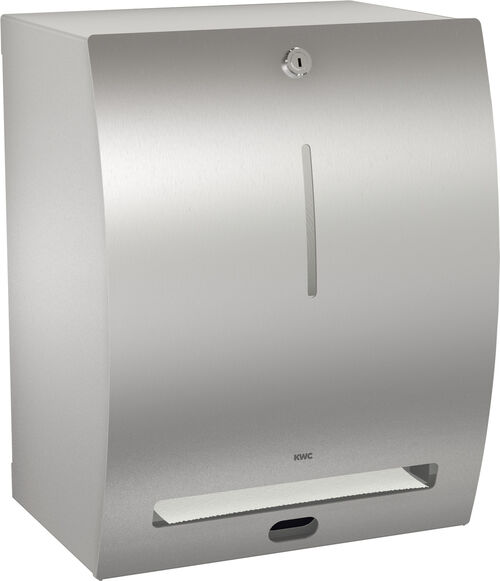 Distributeur d'essuie-mains KWC Stratos STR 630 Acier inoxydable satin&eacute; mat