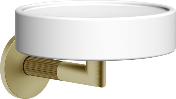 Seifenhalter Gessi Ingranaggio, Seifenablage weiss matt, Wandmodell, Rosette rund image number 0