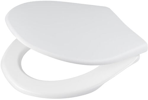 Klosettsitz Sanaform-Lux, mit Deckel Weiss