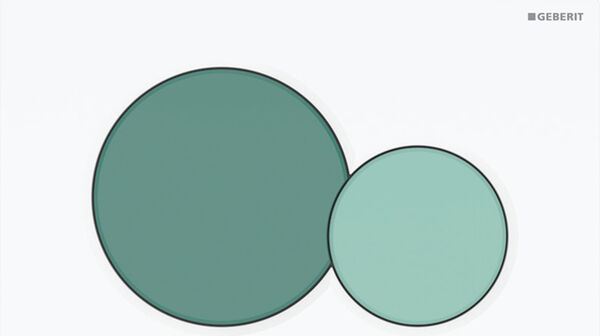 Plaque de d&eacute;clenchement Geberit Sigma01 round Blanc image number 0