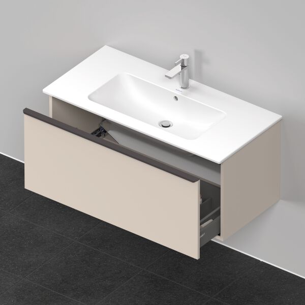 Meuble sous-lavabo Duravit D-Neo Taupe mat image number 3