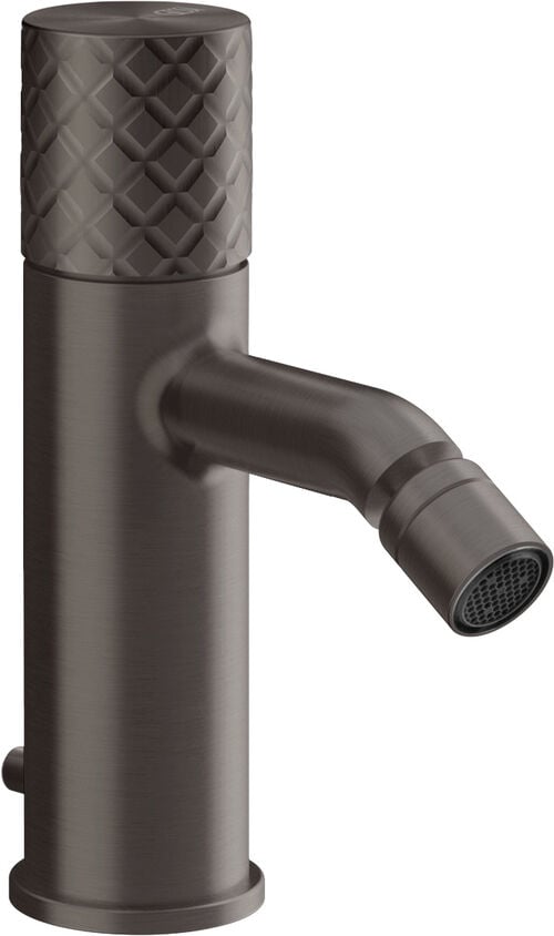 Bidetmischer Gessi Habito Black metal brushed Intreccio