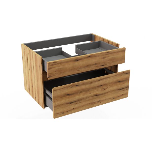 Meuble sous lavabo Alterna elena S Ch&ecirc;ne evoke image number 1