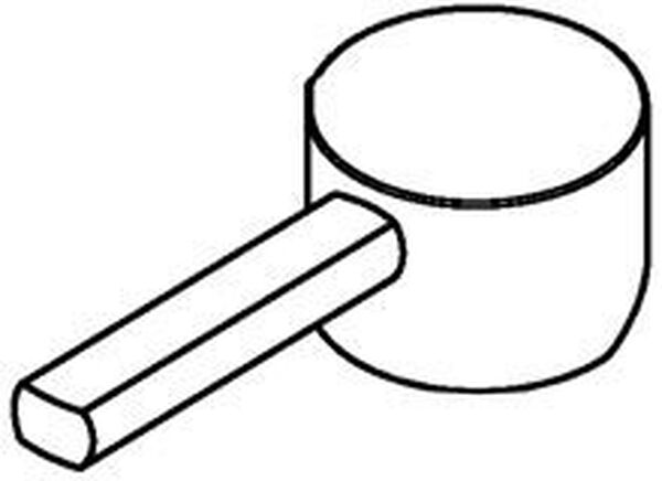 Griff Gessi Ozone verchromt image number 0