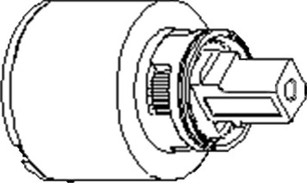 Kartusche Dornbracht  Ø 25 x 51 mm zu diversen Mischern (9015050440090) image number 0