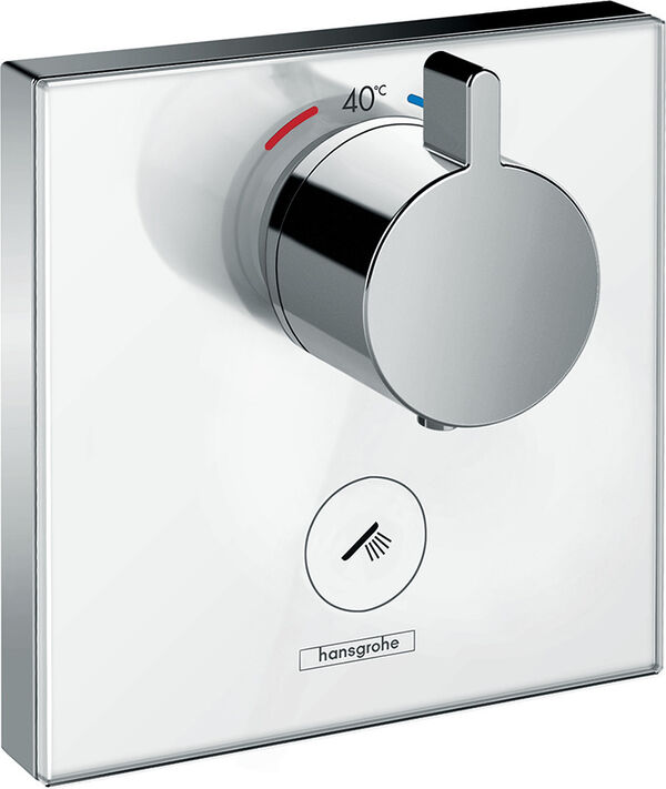 Syst&egrave;me de douche Hansgrohe Shower Select-verre Chrom&eacute;-blanc image number 0