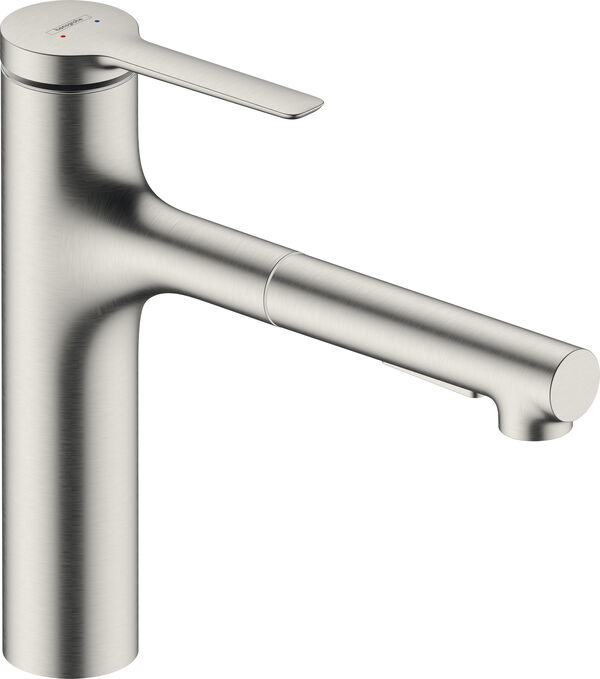 M&eacute;langeur d'&eacute;vier Hansgrohe Zesis Couleur acier inoxydable image number 0