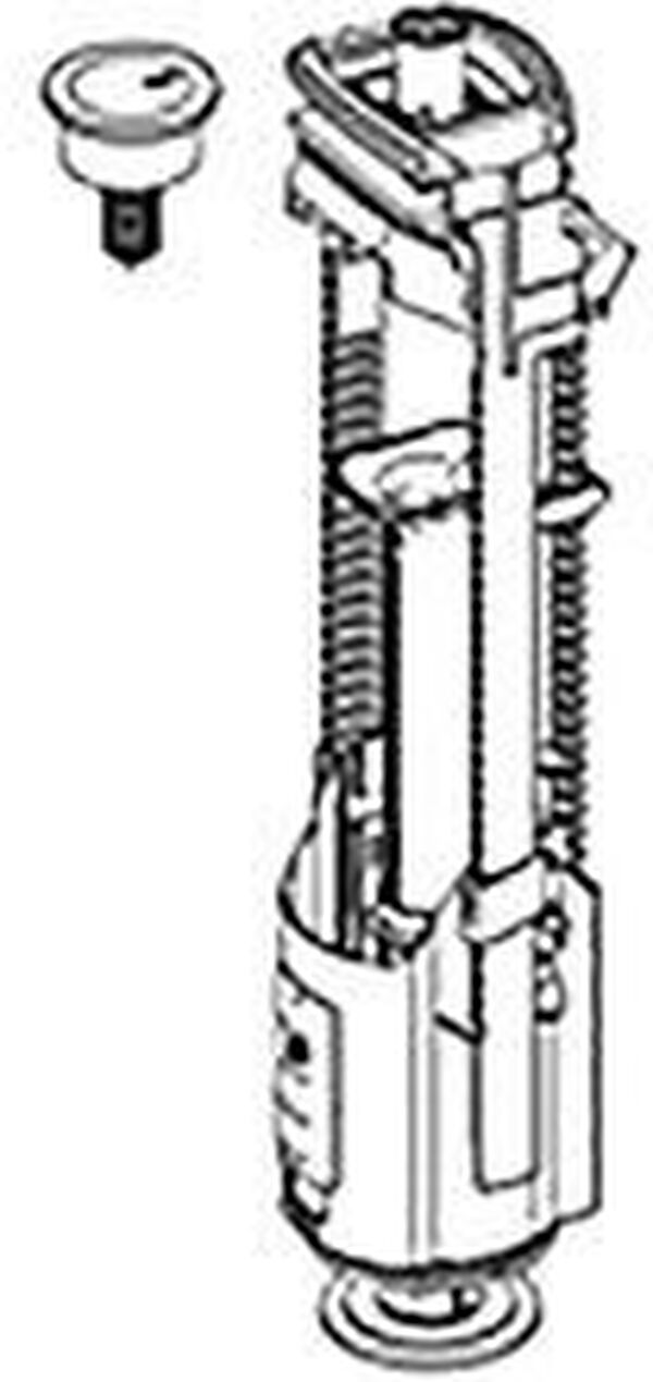 Ablaufventil zu Spülkasten Laufen, Keramik, mit Druckknopf (H8900530000001) image number 0