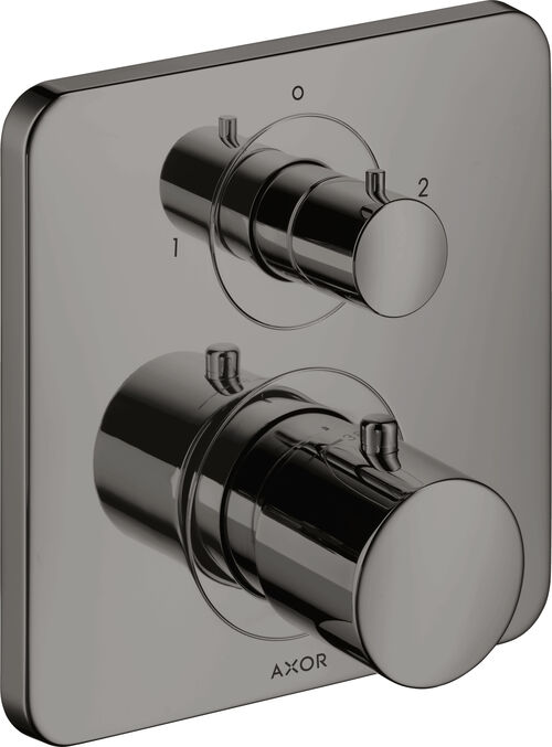 Thermostatmischer-Endmontageset Axor Citterio M Polished black chrom