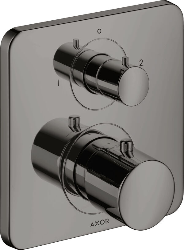 Thermostatmischer-Endmontageset Axor Citterio M Polished black chrom image number 0