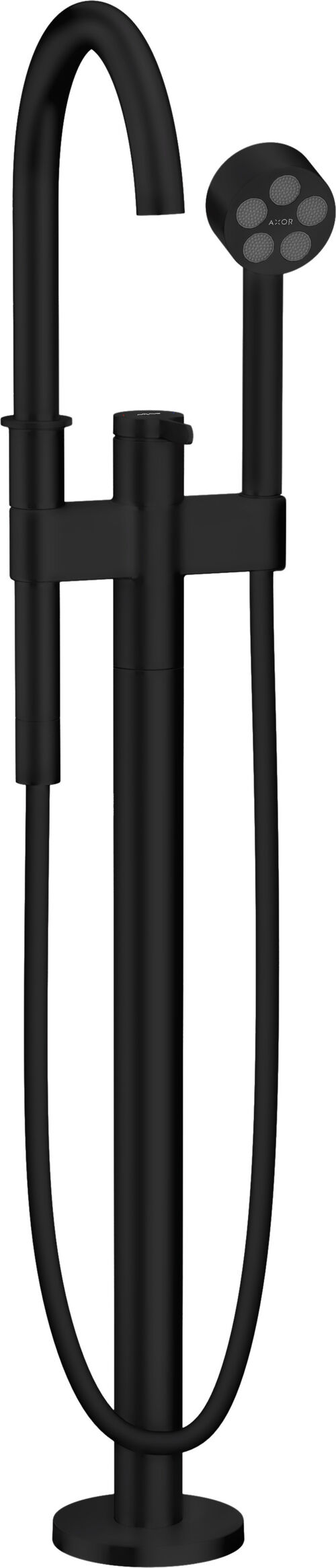 Bademischer Axor One-Standmodell ½" Schwarz matt