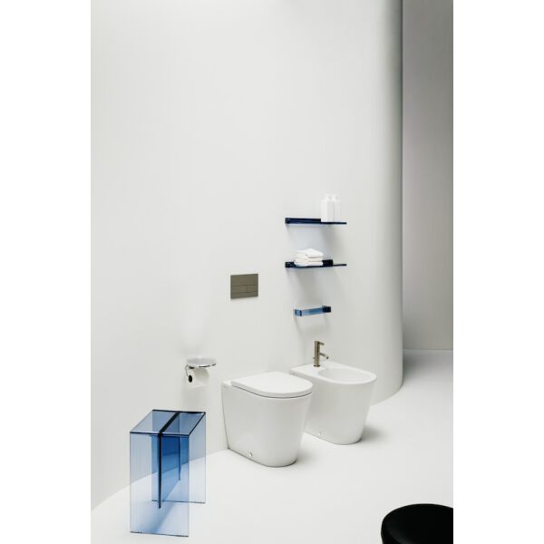 Vaso a pavimento Laufen Kartell rimless bianco opaco image number 1