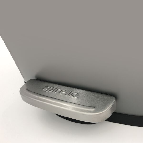 Poubelle &agrave; p&eacute;dale Spirella Akira Taupe mat image number 2