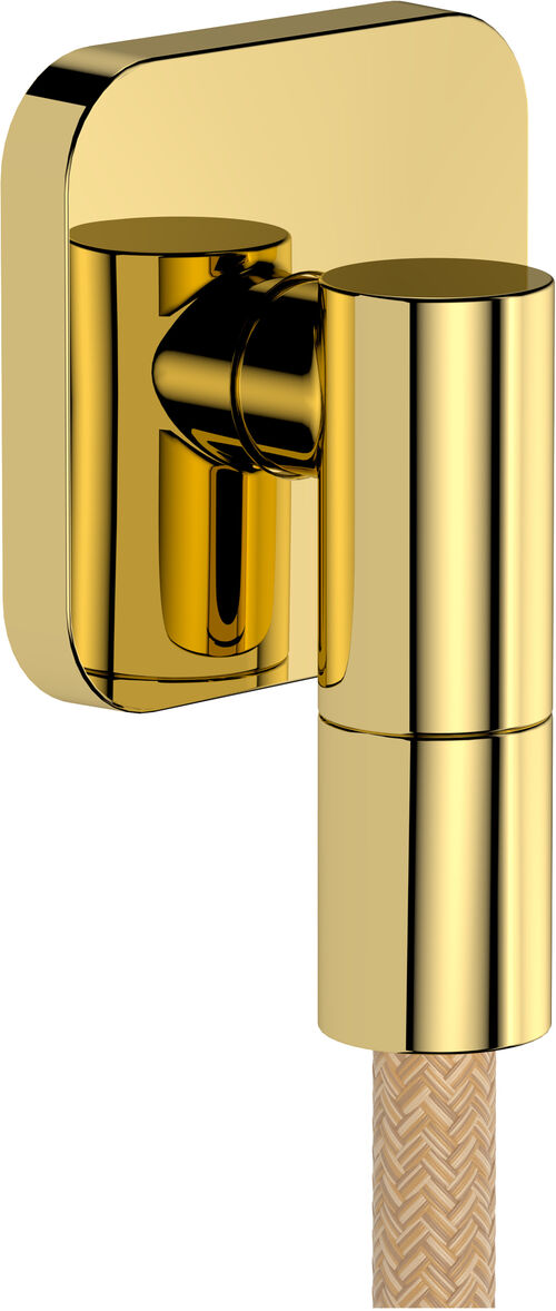 Curva murale Hansgrohe FixFit Fine Q ½" Polished gold optic